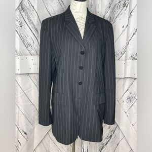 DKNY Women's Pinstripe Blazer 14